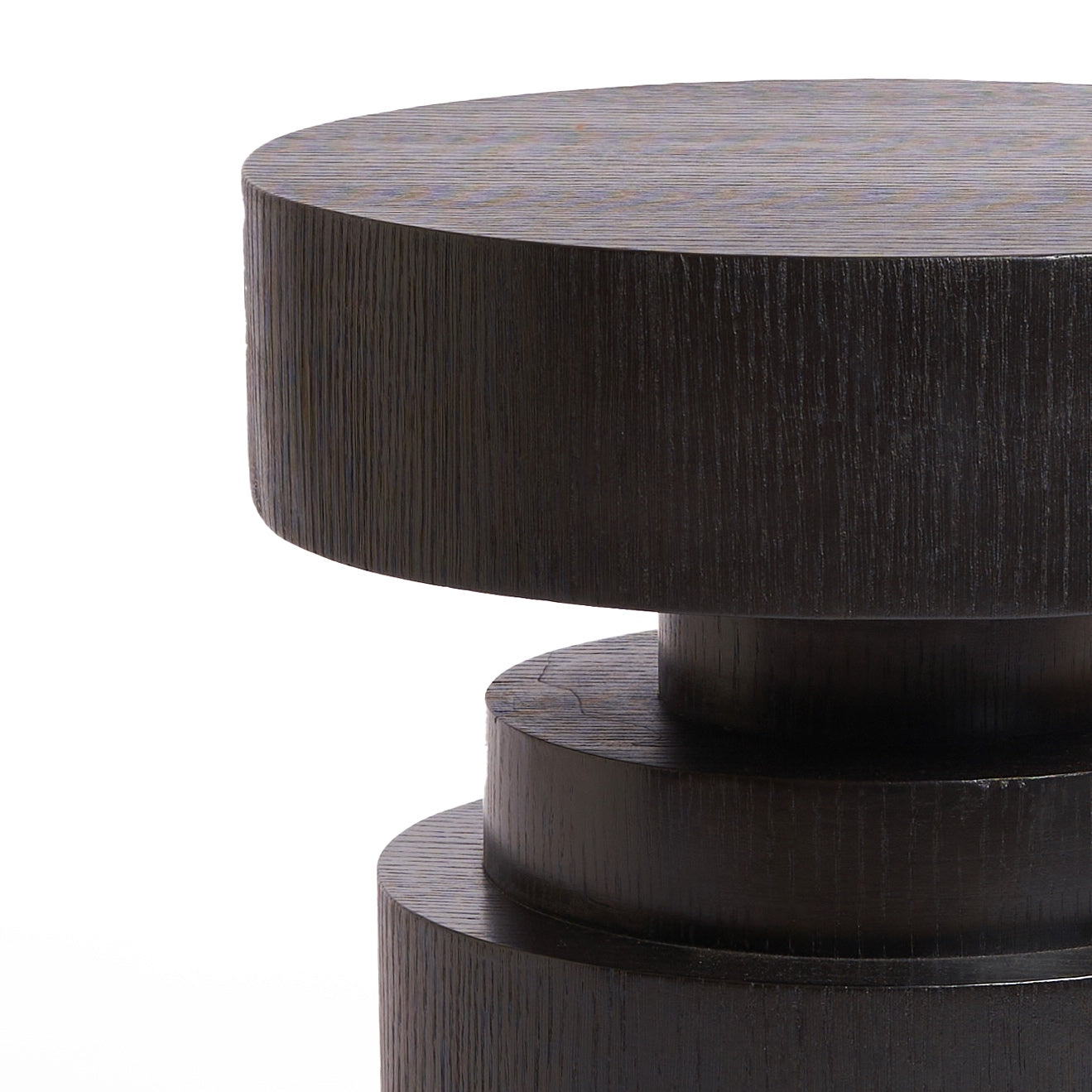 Oak Stacked Side Table