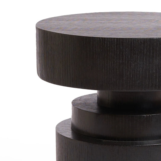 Oak Stacked Side Table