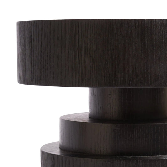 Oak Stacked Side Table