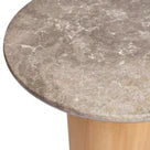 Beech Marble Side Table