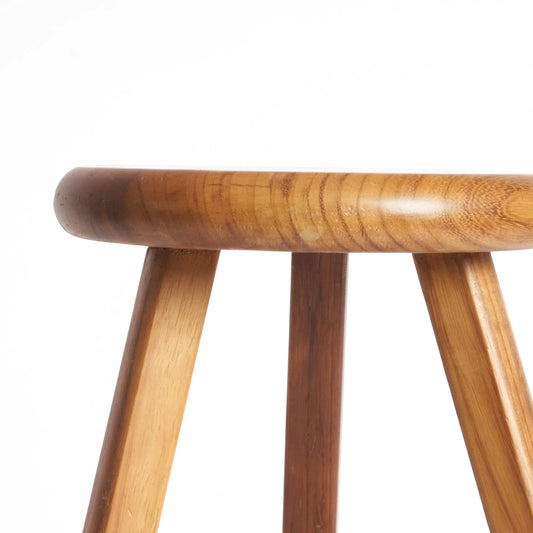 Teak Stool - THE SPRING PROJECT- The Mob Collective