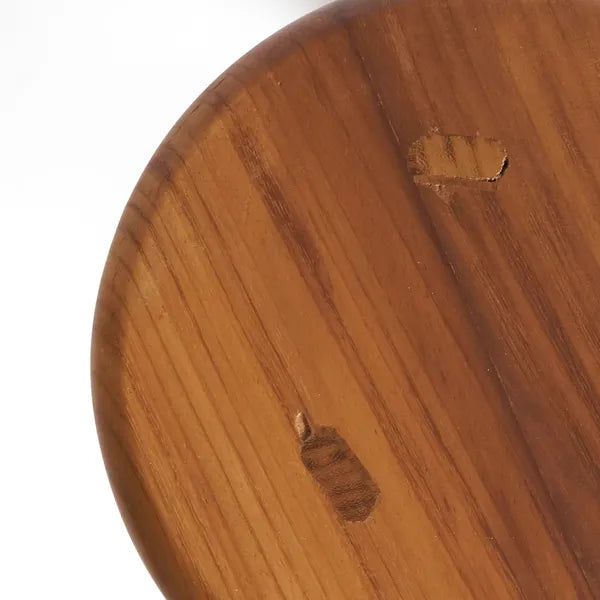 Teak Stool - THE SPRING PROJECT- The Mob Collective