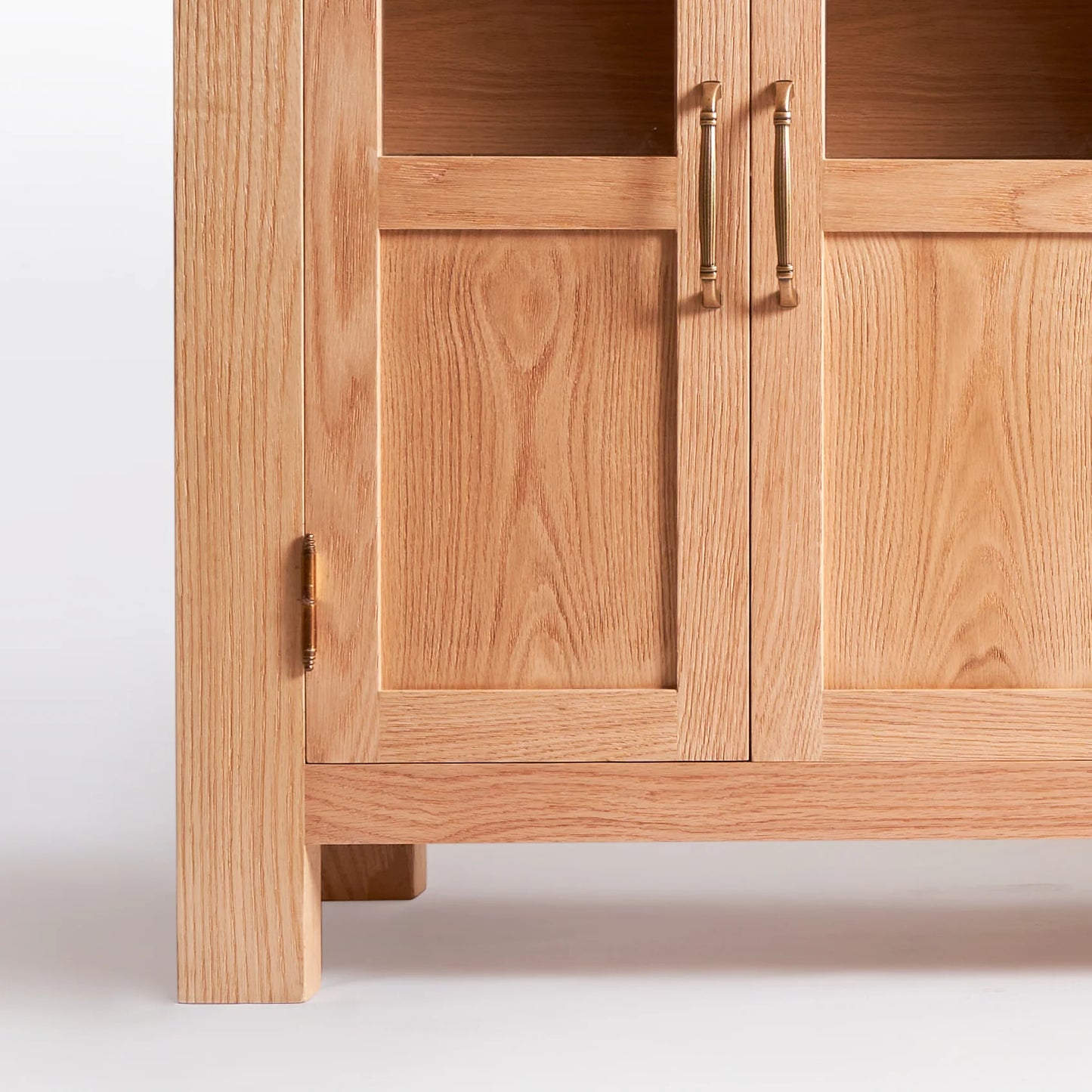 Glass Window Oak Buffet