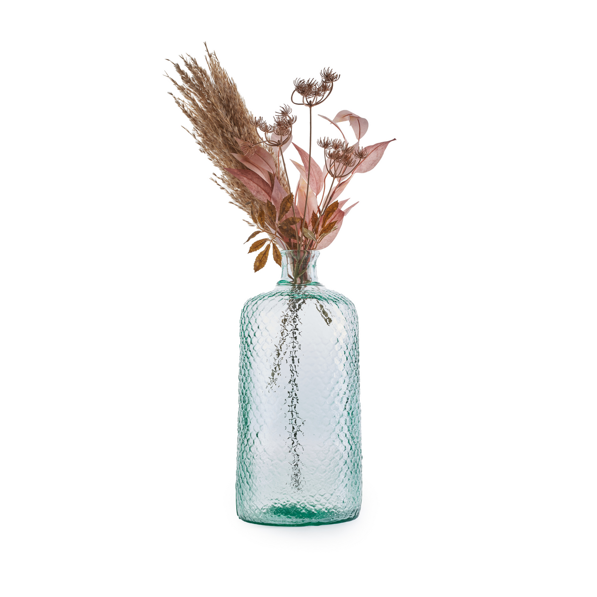 Vitrocolor Primavera Bottle Vase - Hammered