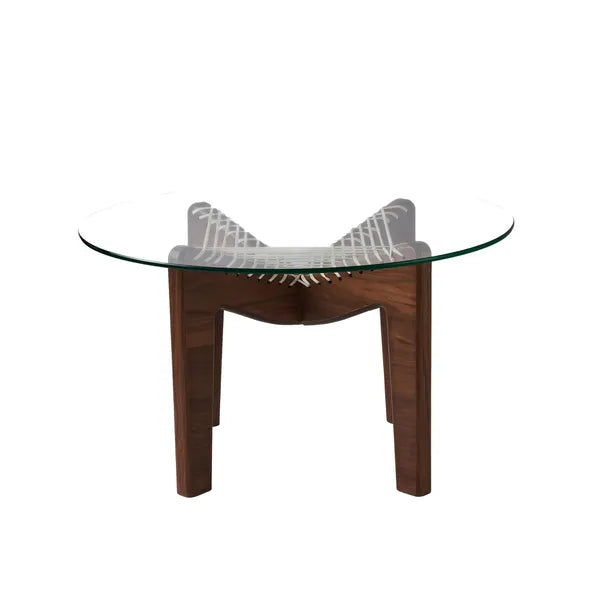 Walnut Rope Table - MAISON KA- The Mob Collective