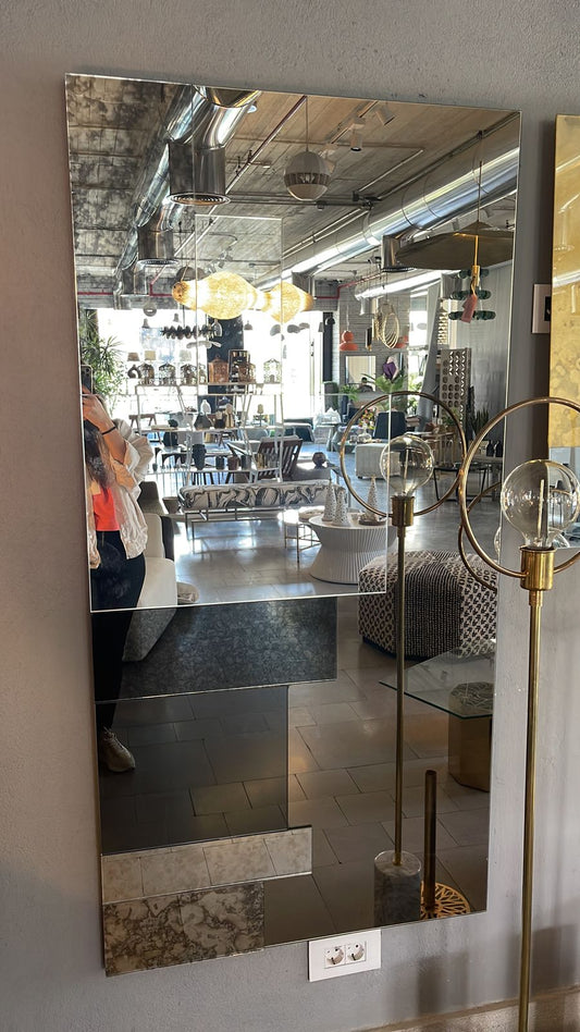 Patched Antique Mirror