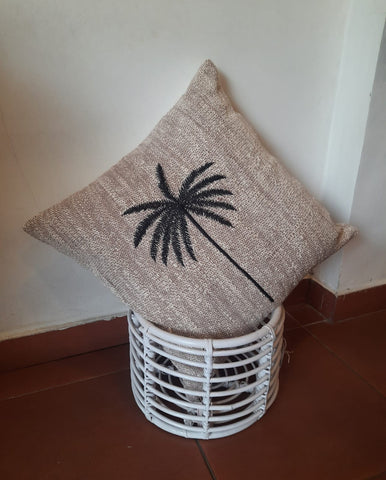 Palm Tree Cotton Cushion