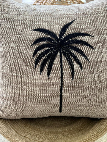 Palm Tree Cotton Cushion