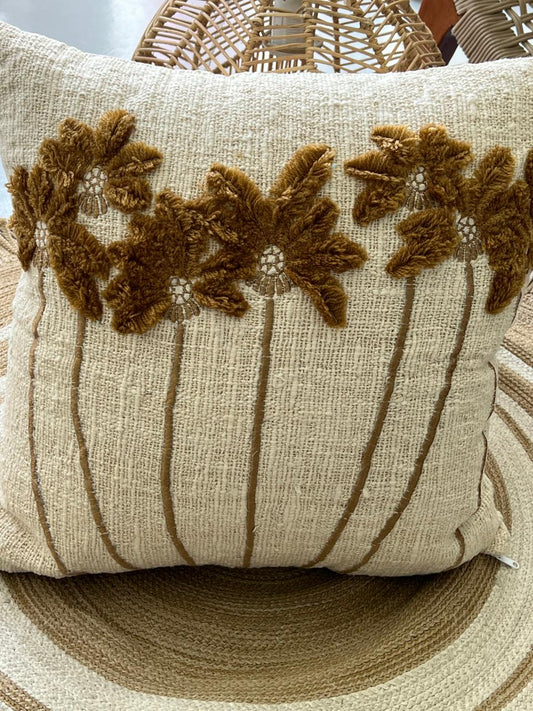 Palm Tree Cotton Cushion