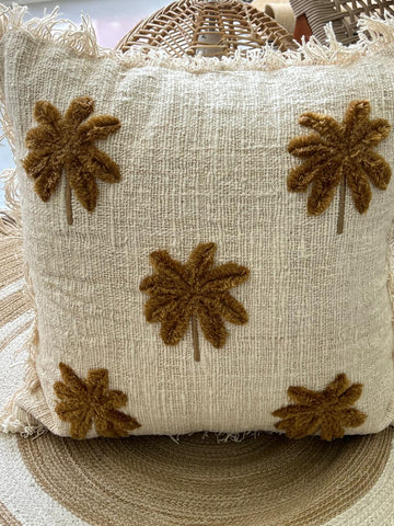 Palm Tree Cotton Cushion