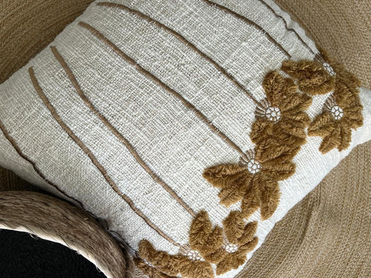 Palm Tree Cotton Cushion