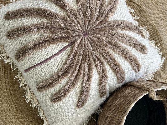 Palm Tree Cotton Cushion