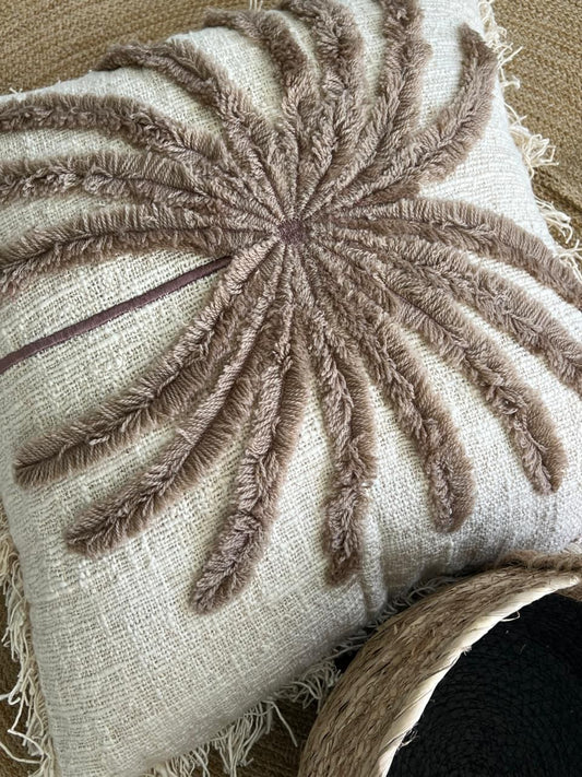 Palm Tree Cotton Cushion