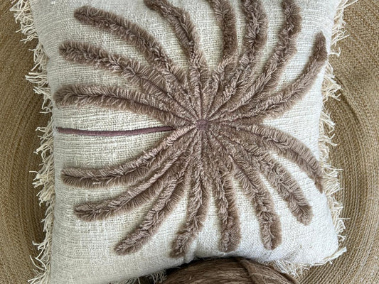 Palm Tree Cotton Cushion