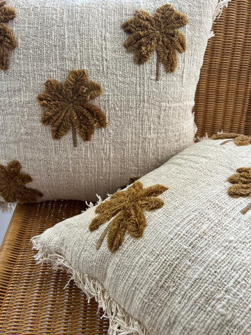 Palm Tree Cotton Cushion