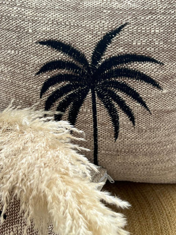 Palm Tree Cotton Cushion