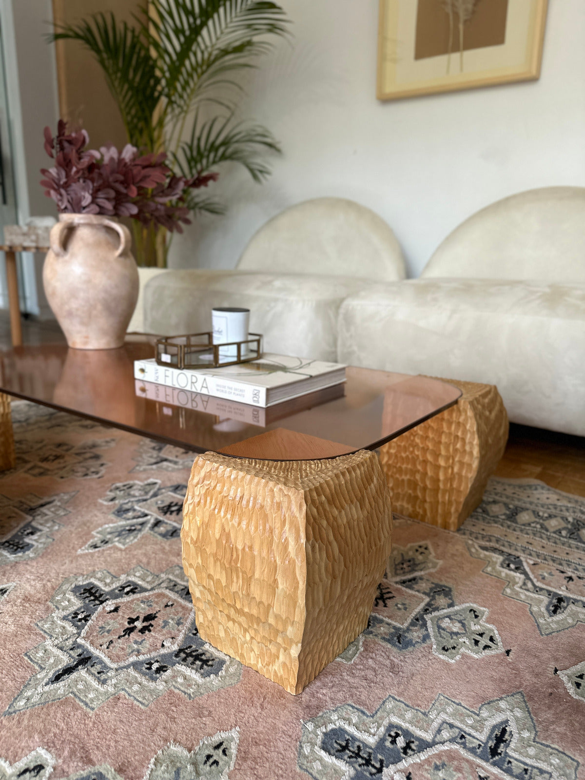 Carved Coffee Table