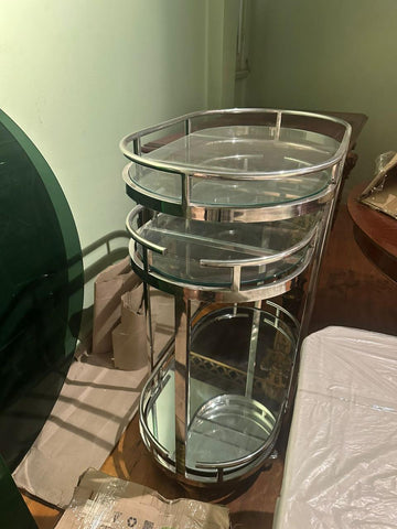 1930s Steel Drinks Trolley