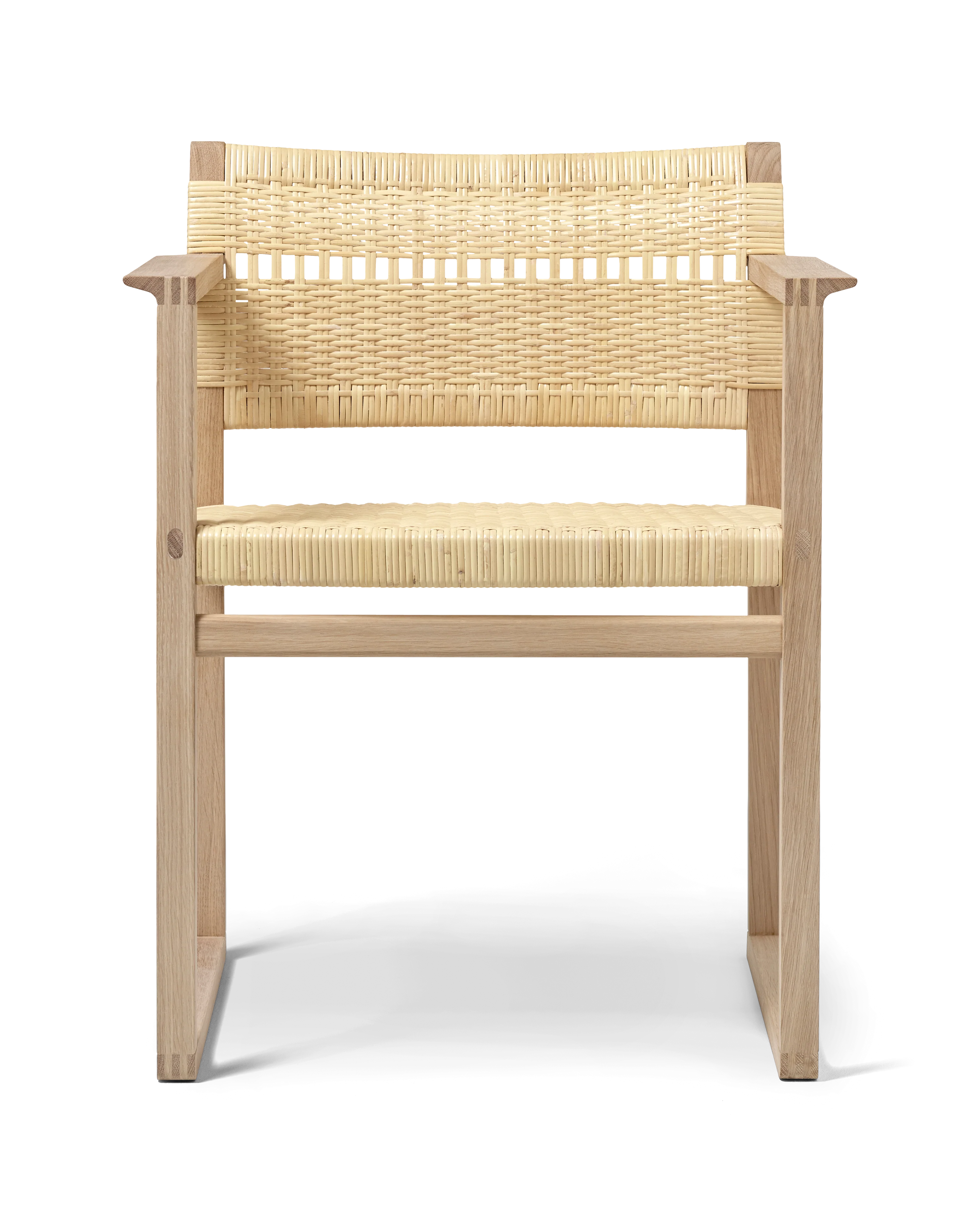 Cane Wicker Armchair by Børge Mogensen