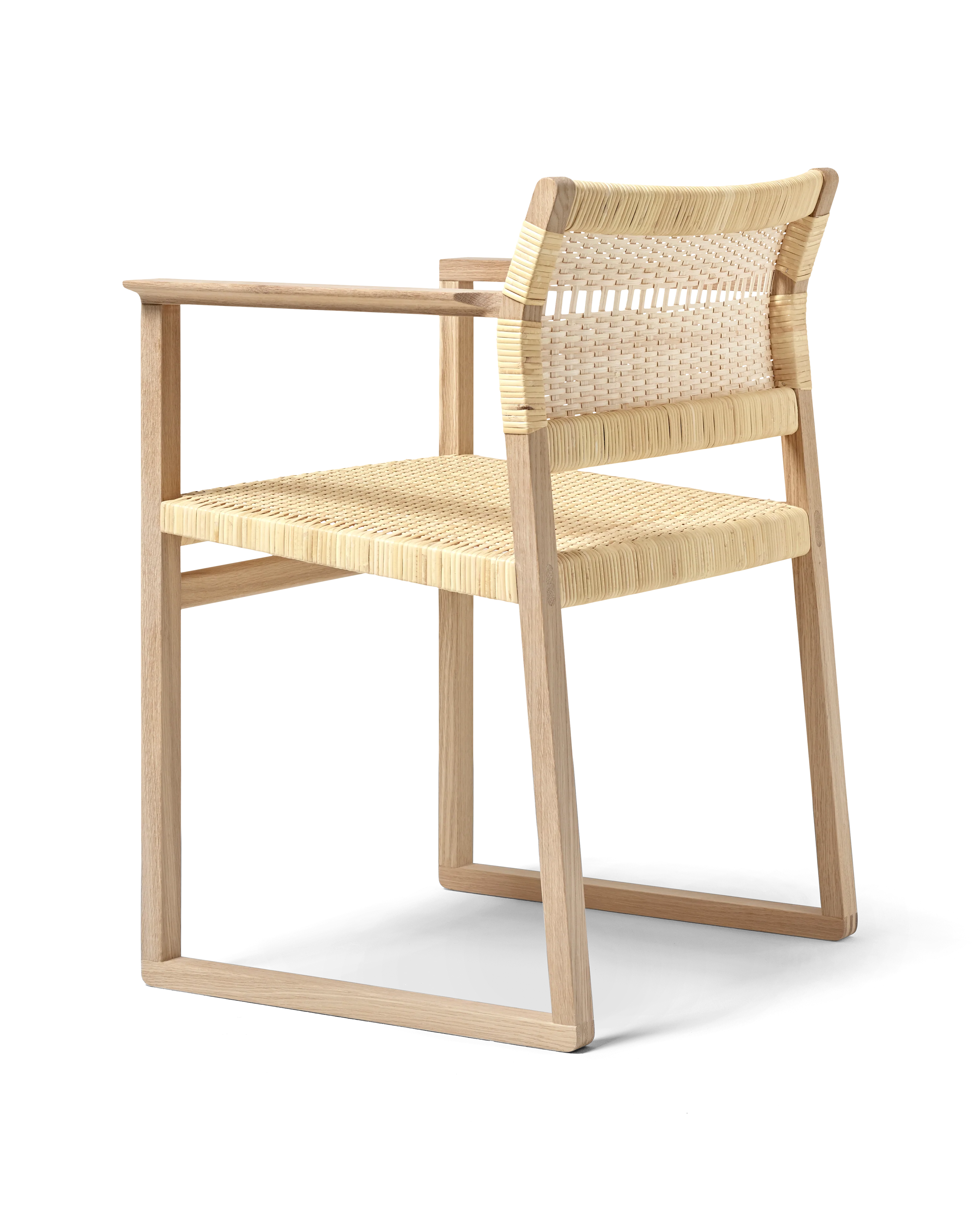Cane Wicker Armchair by Børge Mogensen