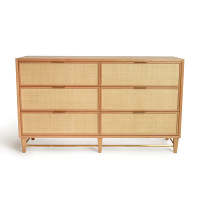Cane and Oak Dresser