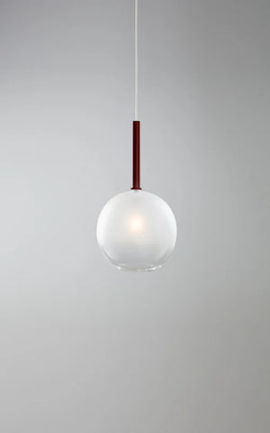 Blow Frosted Suspension - Sparkle - Small - Burgundy