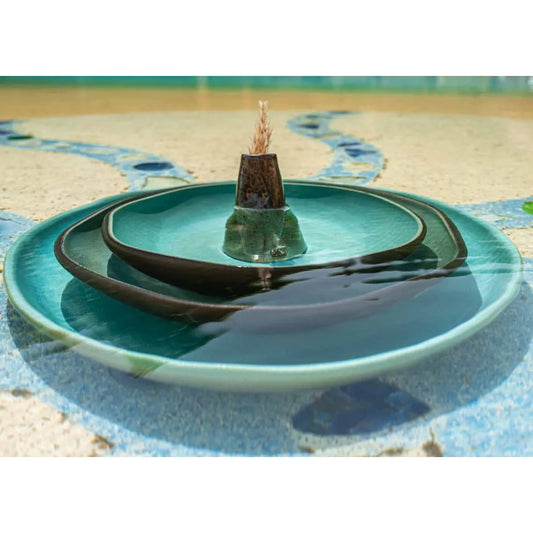 Form Aqua Round Serving Platter - ABRA CADABRA- The Mob Collective