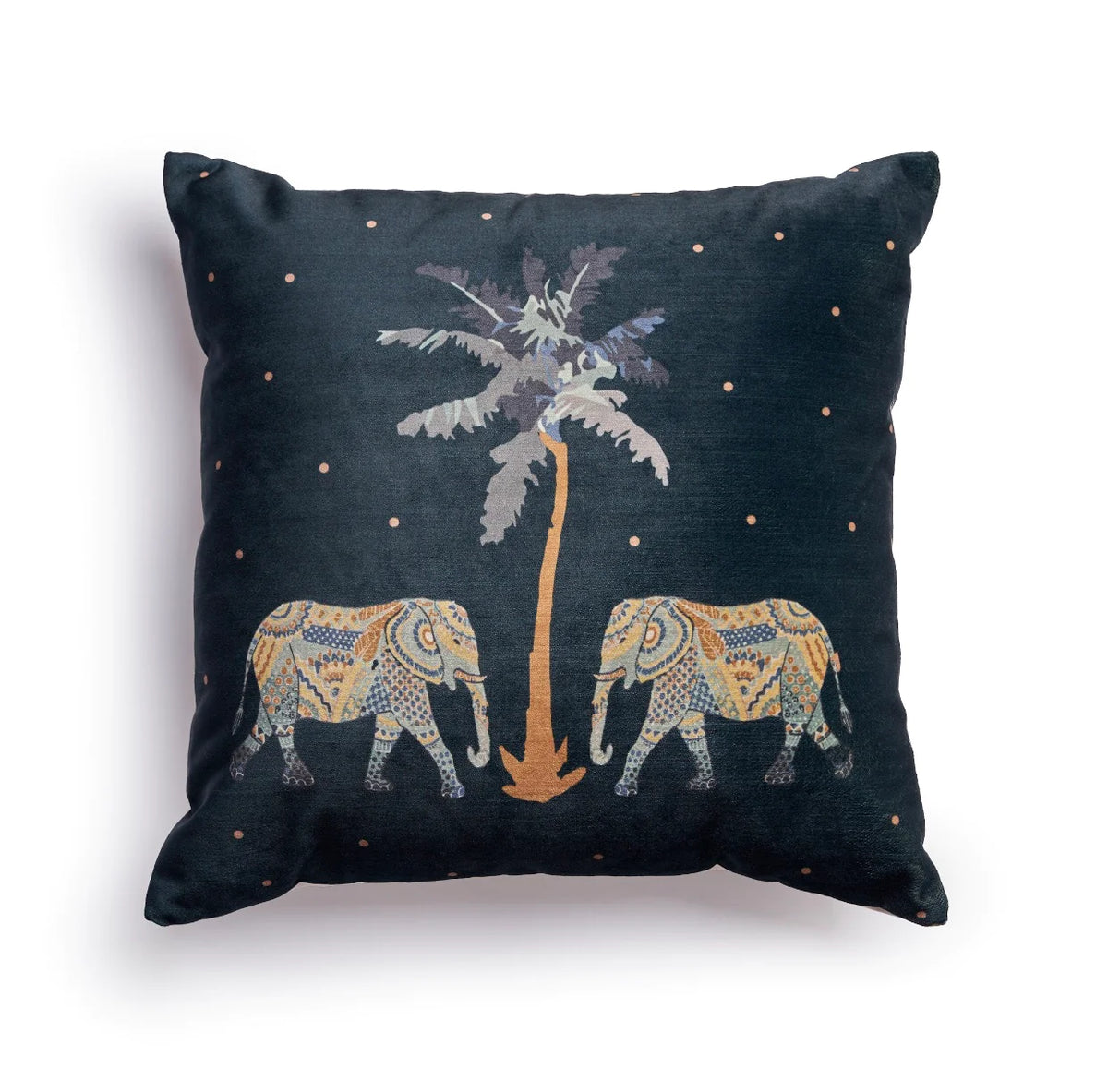 Elephant's Palm - Velvet Cushion