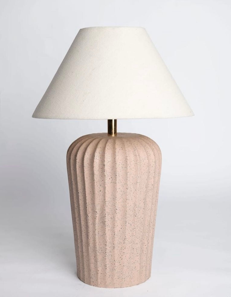 Scalloped Terrazzo Lamp