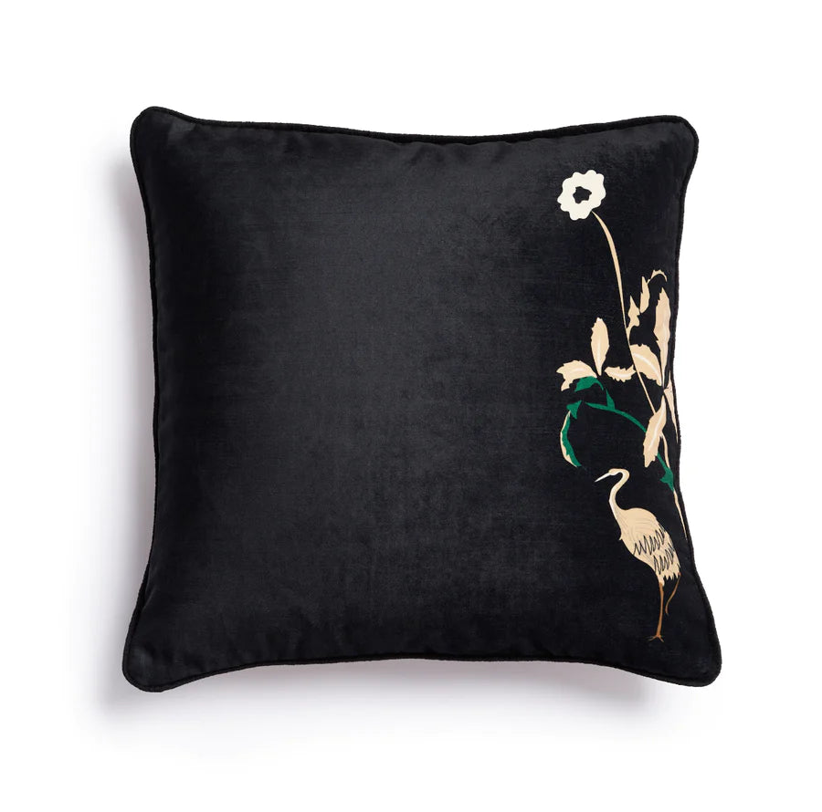 Ostrich - Velvet Cushion