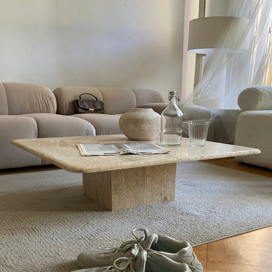Travertine Coffee Table