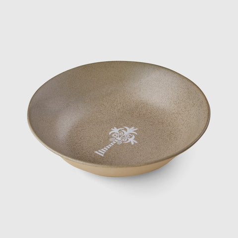 Beige Porcelain Serving Bowl