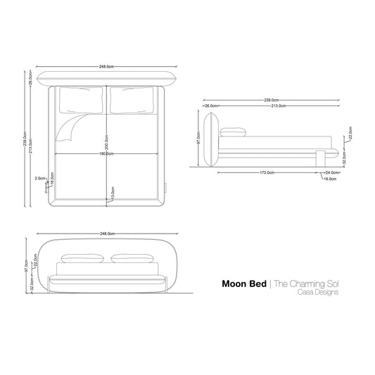 Moon Bed - CASA Designs- The Mob Collective
