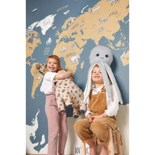 Casamance Our Planet World Map - Design Emporium- The Mob Collective