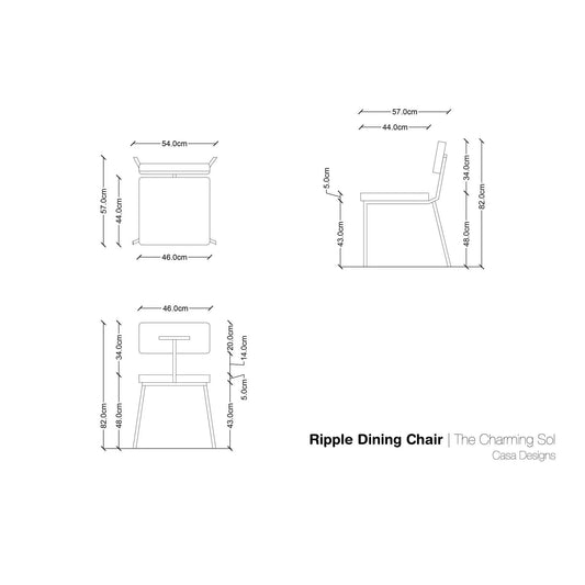 Ripple Dining Set - CASA Designs- The Mob Collective