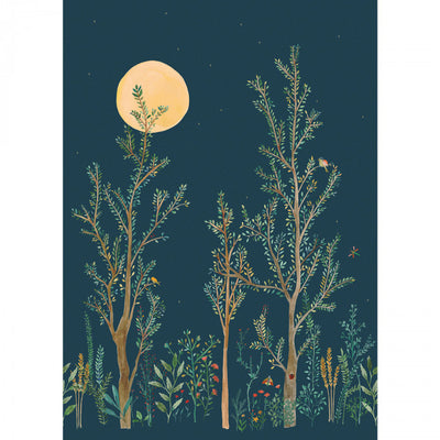 Casamance Green Life Midnight Walk - Design Emporium- The Mob Collective
