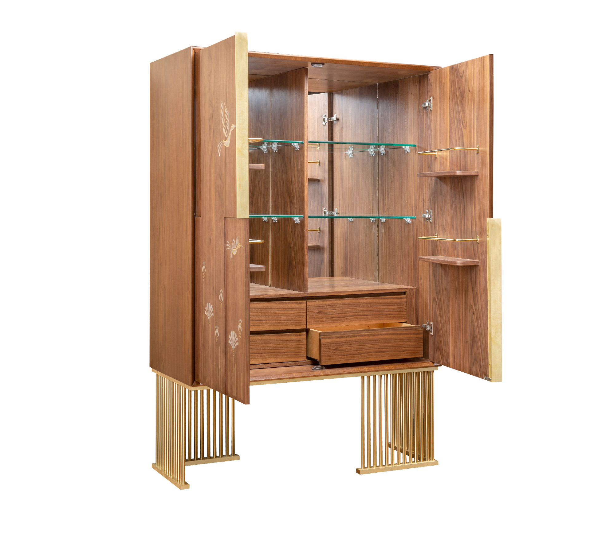 Pearly Ibis Cabinet - Shewekar- The Mob Collective
