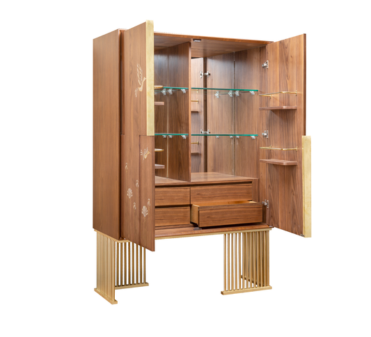 Pearly Ibis Cabinet - Shewekar- The Mob Collective