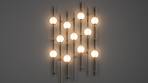 Portofino Single Wall Lamp - Aurea- The Mob Collective