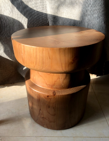 Reclaimed Mini Stool - Una Palabra- The Mob Collective