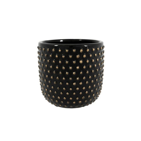 Pot Bolino Shiny Black - Blooms and Beans- The Mob Collective