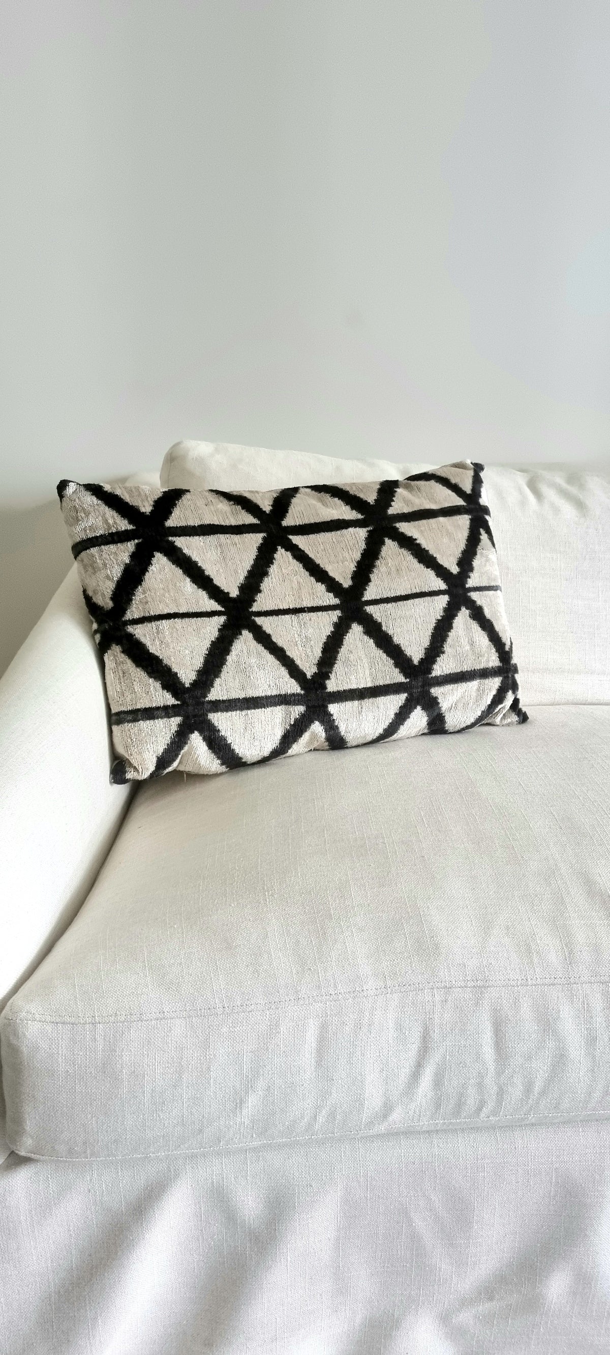 Nets of Ikat Cushion - Maison Turk- The Mob Collective