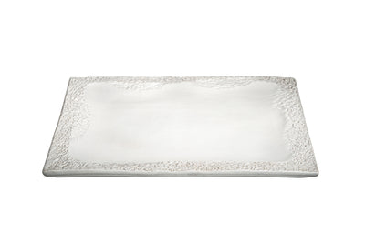 Coral Squared Serving Platter - ABRA CADABRA- The Mob Collective
