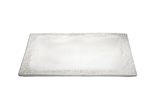 Coral Squared Serving Platter - ABRA CADABRA- The Mob Collective