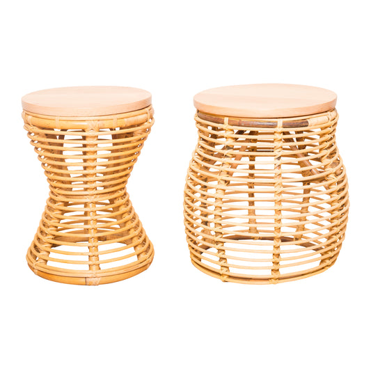 Bamboo Side Table - SNUG- The Mob Collective