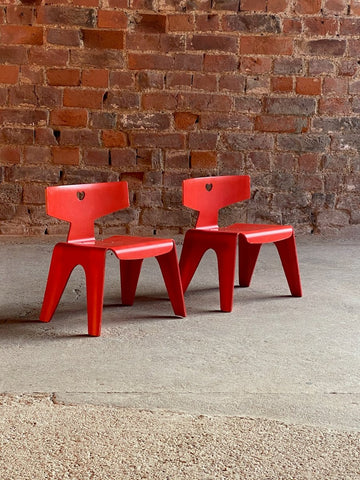Children Red Chair - Style Design- The Mob Collective