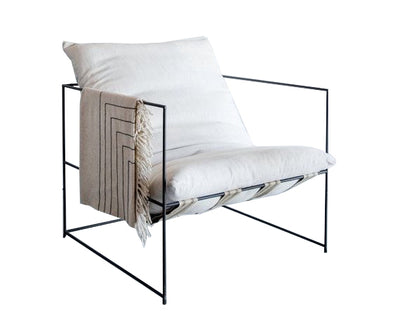 Cozy Cushion & Ropes Chair - MAISON KA- The Mob Collective