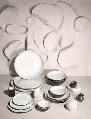 Form Black and White Dining Set - ABRA CADABRA- The Mob Collective