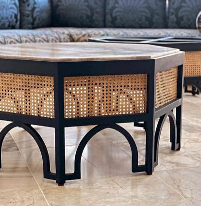 Cane Coffee Table - TALATA- The Mob Collective