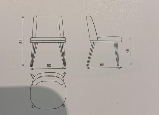 Bellagio Dining Chair - Aurea- The Mob Collective